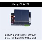 EWON - Flexy 202 - Gateway, Router, VPN, 1x10/100Mb ETH, 1 x RS232/485 serial Port, 2xDI, 1xDO, SD karta