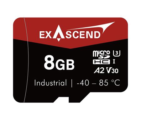 Exascend 8GB Micro SD 300 pSLC UHS-I C10 V30