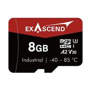 Exascend 8GB Micro SD 300 pSLC  UHS-I C10 V30