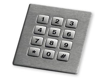 GETT TKV-012-12-QUAD-DGI-IP65-MODUL-MATRIX klávesnice nerez numeric