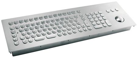 GETT TKV-105-TB38V-MODUL-USB-CZ klávesnice nerez s trackballem
