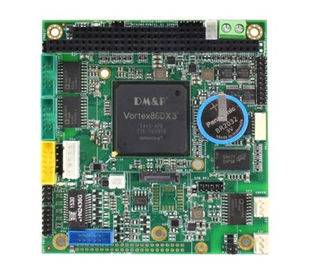 PC/104 SBC, Vortex86DX3/1GHz , 1GB RAM, 2x RS232, 1x 232/422/485, VGA+LVDS,