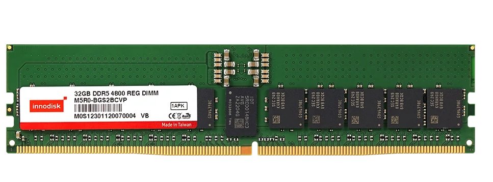Innodisk 32GB DDR5 RDIMM ECC server