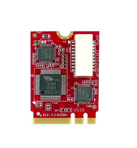 Innodisk M.2 2230 modul - 2x RS232/422/485 horizontal -40°C +85°C