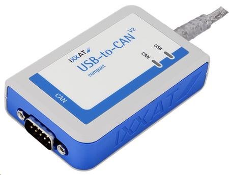 IXXAT - USB-to-CAN V2 kompaktni rozhrani, 1x CAN High Speed (D-SUB 9), 1x USB