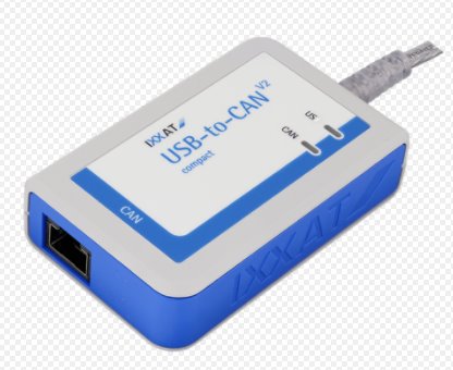 IXXAT - USB-to-CAN V2 kompaktni rozhrani, 1x CAN High Speed (RJ-45), 1x USB, galvanicka izolace 1 kV