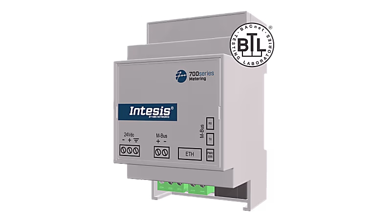 Komunikační brána Intesis M-Bus master - Modbus TCP, Bacnet slave, IN712MEB0500000