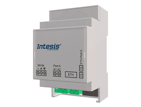 Komunikační brána Intesis M-Bus master - Modbus TCP slave, INMBSMEB0200100