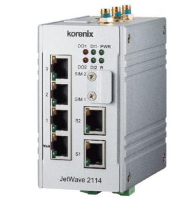 Korenix JetWave 2114-LTE-E Cat.1