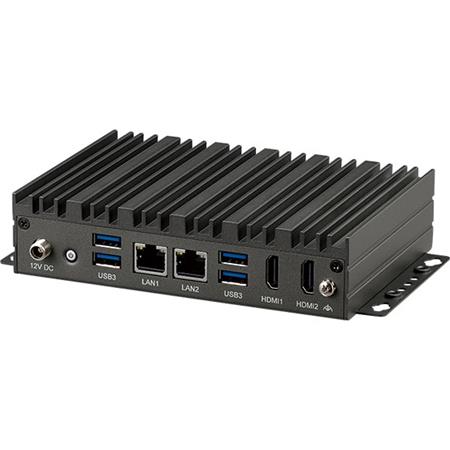 Pasivně chlazené PC N50(up to 3,4GHz) 2xLAN 4xUSB 1xCOM M.2,2x HDMI -5 +50°C